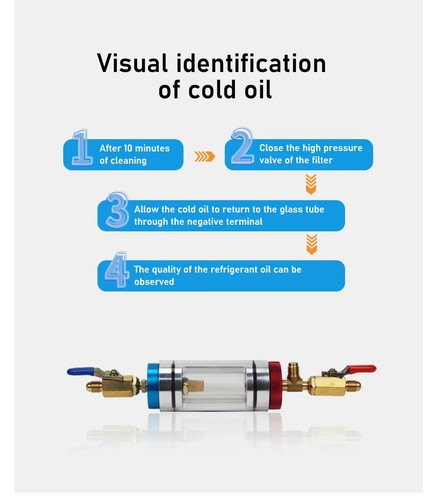 Oil Control Oil Refrigeration Oil Filtration Separation Replacement Tool - Picture 11 of 13