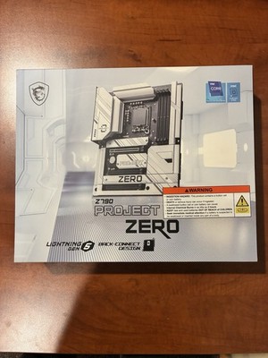 MSI Z790 PROJECT ZERO LGA1700 WI-FI 7 DDR5 BACK CONNECT DESIGN ATX MOTHERBOARD