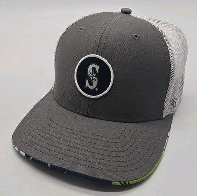 47 Brand x Hurley SEATTLE MARINERS Paradise Truck Mesh Snapback SAMPLE Hat NWT