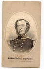 CDV of Civil War Rear Adm. Samuel Francis DuPont, by Prang, Boston. No back mark