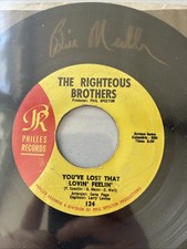 The Righteous Brothers Bill Medley Autographed 45 Single You&rsquo;ve Lost That Lovin&rsquo;