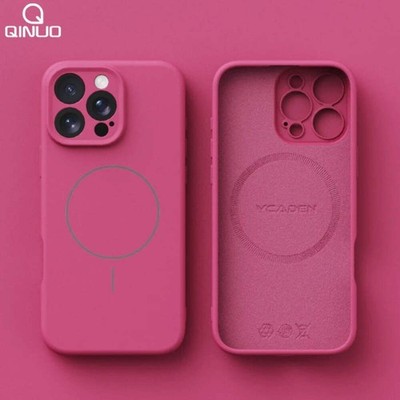Flüssig Silikon MagSafe Case für iPhone 11-17 Air Pro Max Plus Matt Hülle