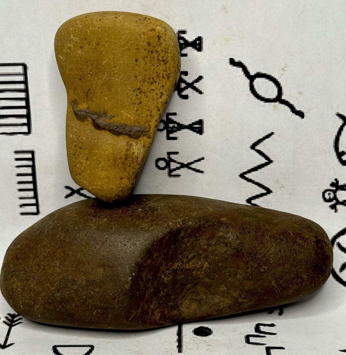 Native American Indian Authentic Artifacts Stone/Tools 2 Total