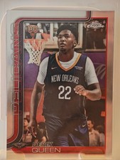 2025 Topps Chrome Basketball Chrome Rookie Card #263 Derik Queen