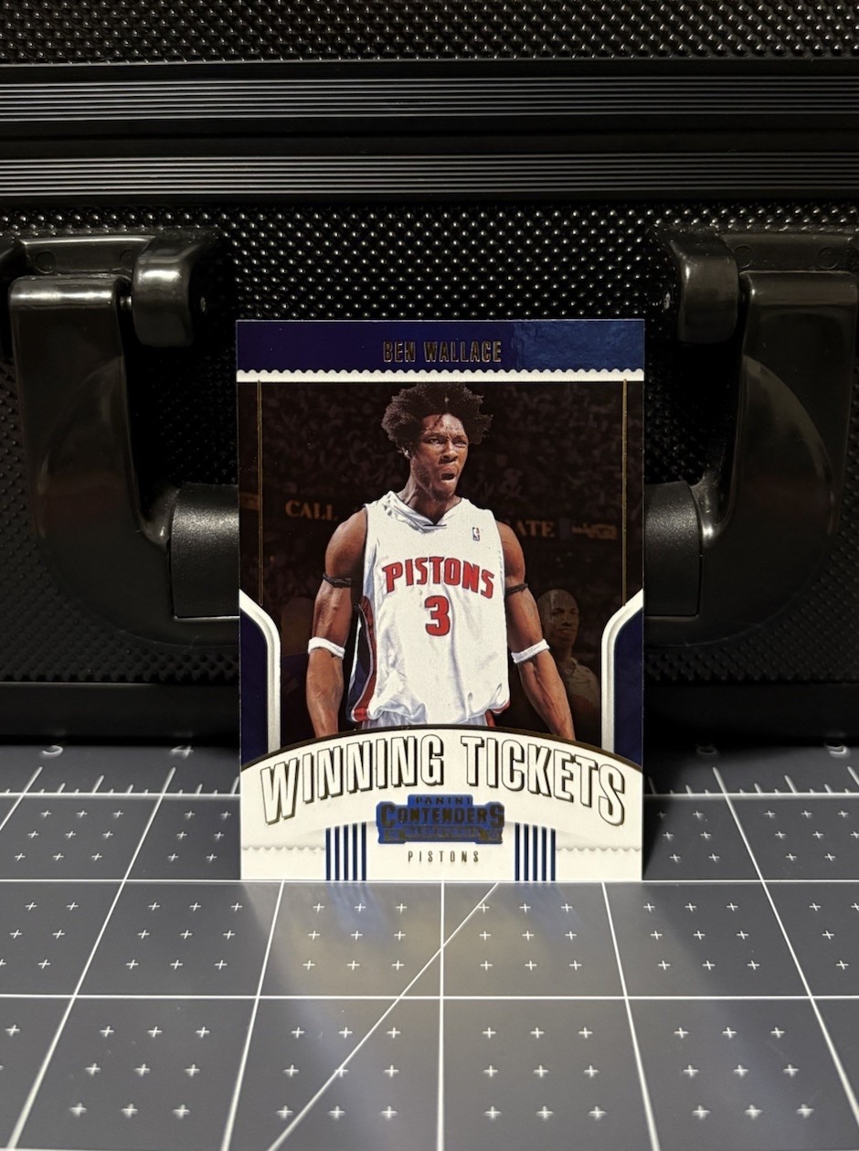 Ben Wallace 2018-19 Panini #3 Contenders Basketball Winning Tickets - Pistons