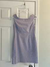 ralph Lauren sleeveless pink flowers purple dress size 4