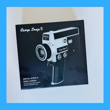 Camp Snap Snap 8 Handheld Hd Digital Super-8 Video Camera 8x Zoom Microsd Usb-c