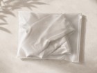 Sz 12 ( 0XL) Luna Ivory Satin Wide-Leg Pants — photo 4