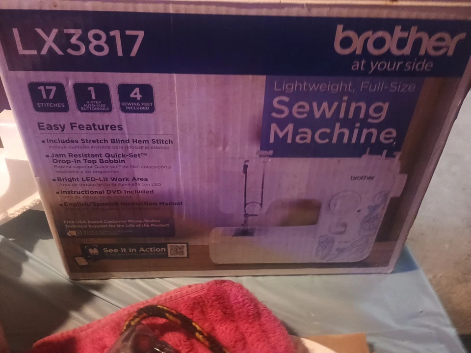 Máquina de coser Brother LX3817 17 puntos tamaño completo - (LX3817) Foto 3 de 4