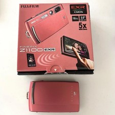FUJIFILM FinePix Z1100 EXR Pink Compact Digital Camera Tested Working Japan