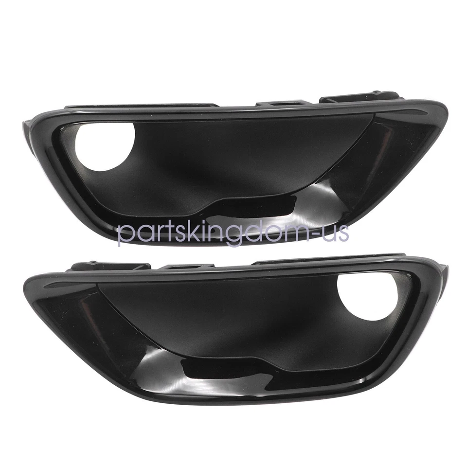 Пара черных ободков для противотуманных фар для Jeep Grand Cherokee 2017-2021 годов выпуска - Изображение 2 из 4