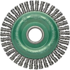 OSBORN Rundb&uuml;rste &Oslash; 125 mm Drahtst&auml;rke 0,35 mm Edelstahl 6 mm 12000min-&sup1;