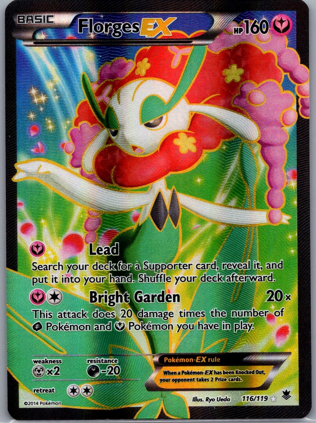Florges EX 116/119 XY - Phantom Forces - Pokemon Card - NM