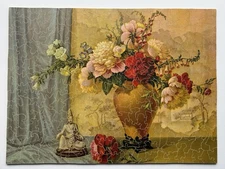 FABULOUS U-NIT JIGSAW PUZZLE ORIENTAL TOUCH 45 FIGURAL FAO SCHWARZ NY FLOWERS