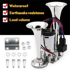 150db Car Electric Loud Horn Dual Trumpets Speaker Auto 12v Air Horn Siren Sound