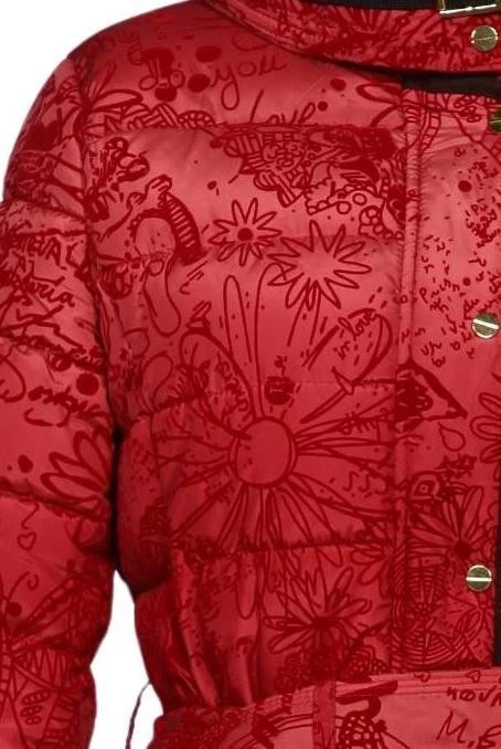 Desigual Mantel Damen Jacke Parka Gr. 40 Rot #m31pegx