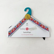 LINDSAY PHILLIPS Women’s Ribbon Straps Interchangeable for Switch Flops Medium