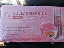 Collagen Drink with 6000 Mg Marine Collagen Peptides, Liquid Collagen