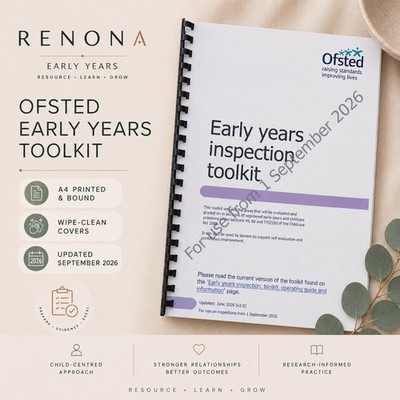 SEPT 2026 Ofsted Early Years Inspection Toolkit, Printed & Bound FREE ...