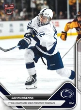Gavin McKenna PENN STATE 2025-26 Bowman U NOW Hockey First Goal Card 2
