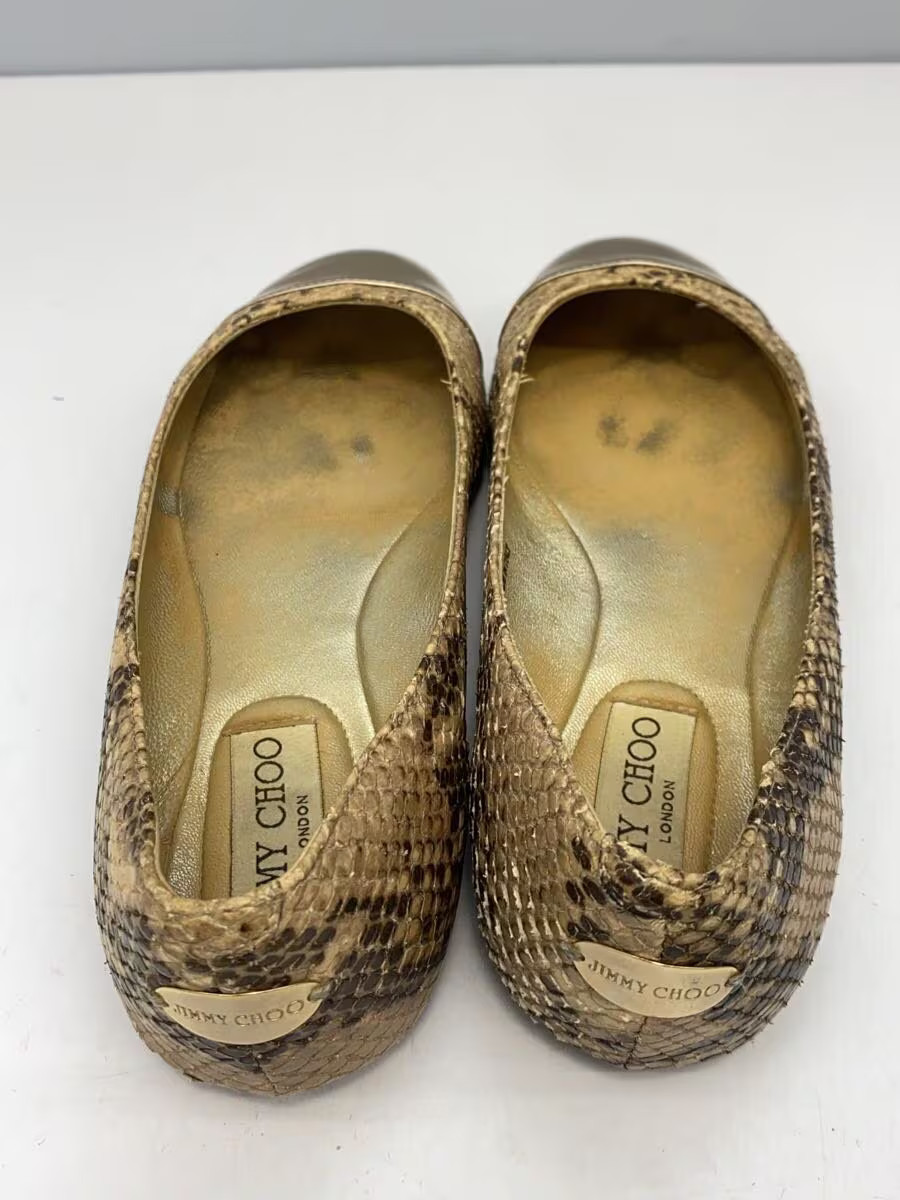 Jimmy Choo Flat Pumps 36.5 Python Pattern JGG09 - image 3