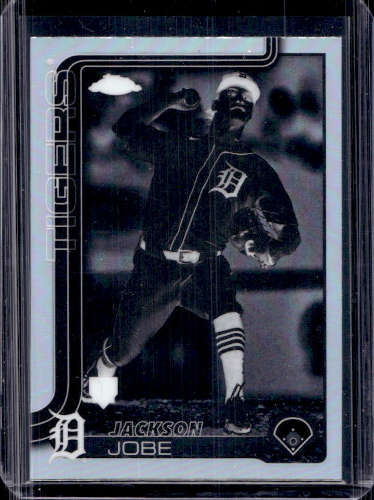 2025 Topps Chrome Jackson Jobe Negative Refractor Rookie RC #249 Tigers