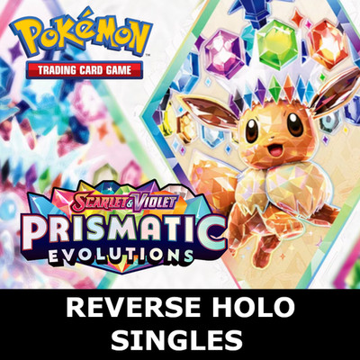 Pokemon TCG Prismatic Evolutions - REVERSE HOLO EINZELKARTEN - NM/MINT
