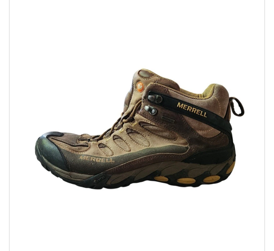 Merrell Refuge Core Mid Waterproof hiking boots men size 12 gorpcore camping