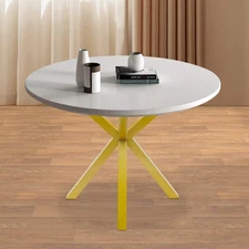 Gold Table Leg Table Base Metal Coffee Table Leg w/4 Suction Cups Floor Standing