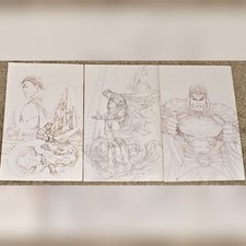 1 2 3 Raro VHTF Superman 625 626 812 MX VID Boceto Virgen Variante Michael Turner