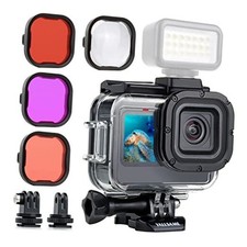 Waterproof Case for GoPro Hero 13 12 11 10 9 Black, 196ft Underwater Dive