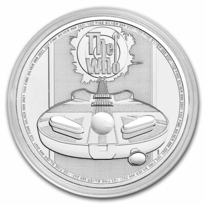 2021 Great Britain The Who Music Legends coin 1 oz .999 silver #4