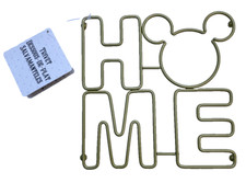Brand New Mickey Mouse ''Home'' Trivet   Disney Homestead Collection Free Ship 