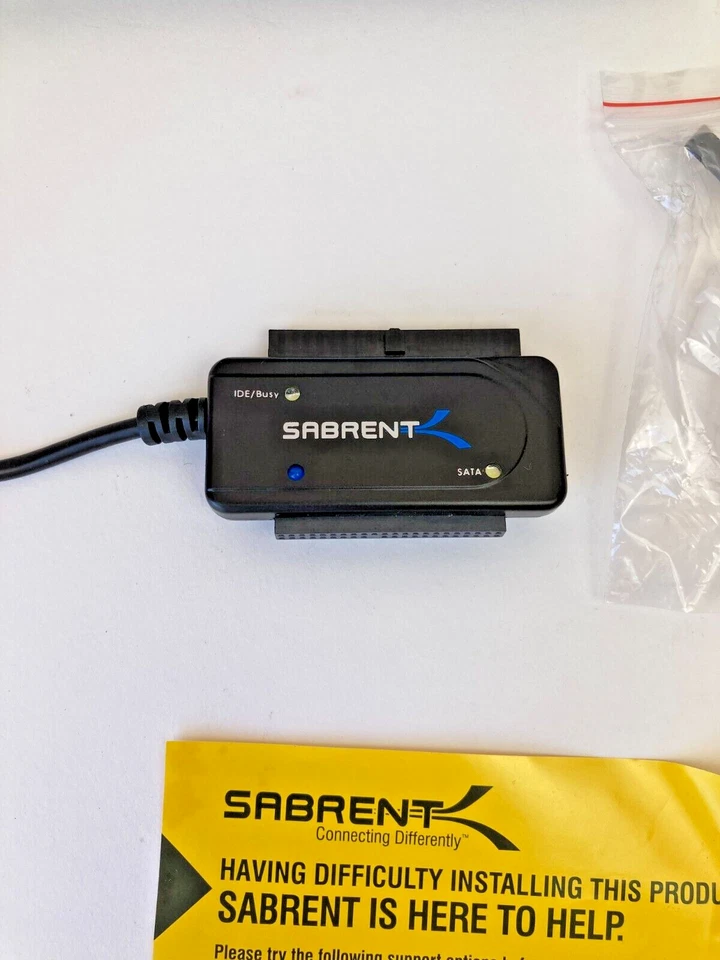 Sabrent USB-DSC5 USB 2.0 to SATA/IDE 2.5/3.5 Inch Hard Drive Power Adapter CE10 - Image 2 of 4