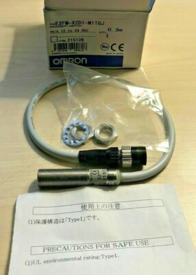 Omron E2FM-X2D1-M1TGJ Proximity Switch 12 to 24VDC 
