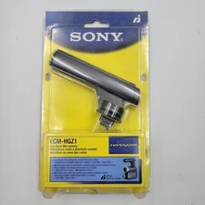 NEW Sony Shotgun Mono Microphone For Camcorder ECM-HGZ1 Handy Cam Gun Zoom Mic