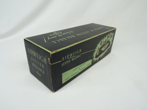 Vintage Airweigh Letter Balance Scales & weights in Original box Helix England - Picture 4 of 12