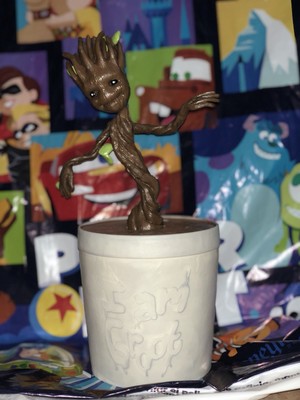 WDW Disney Parks Marvel Guardians Of The Galaxy Baby I Am Groot Sipper Cup Straw