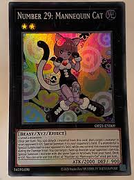 Yugioh! Number 29: Mannequin Cat - OP21-EN009 - Super Rare