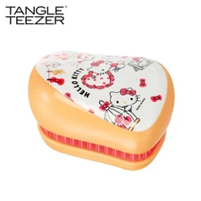 Sanrio Tangle Teezer Hair Care Brush Compact Styler Hello Kitty Orange Japan NEW