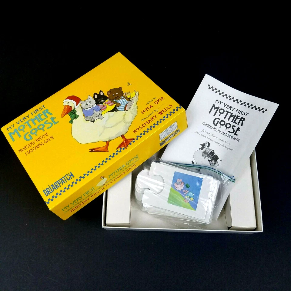Briarpatch My Very First Mother Goose Nursery Rhyme Matching Game 1998 Complete - Image 4 of 4