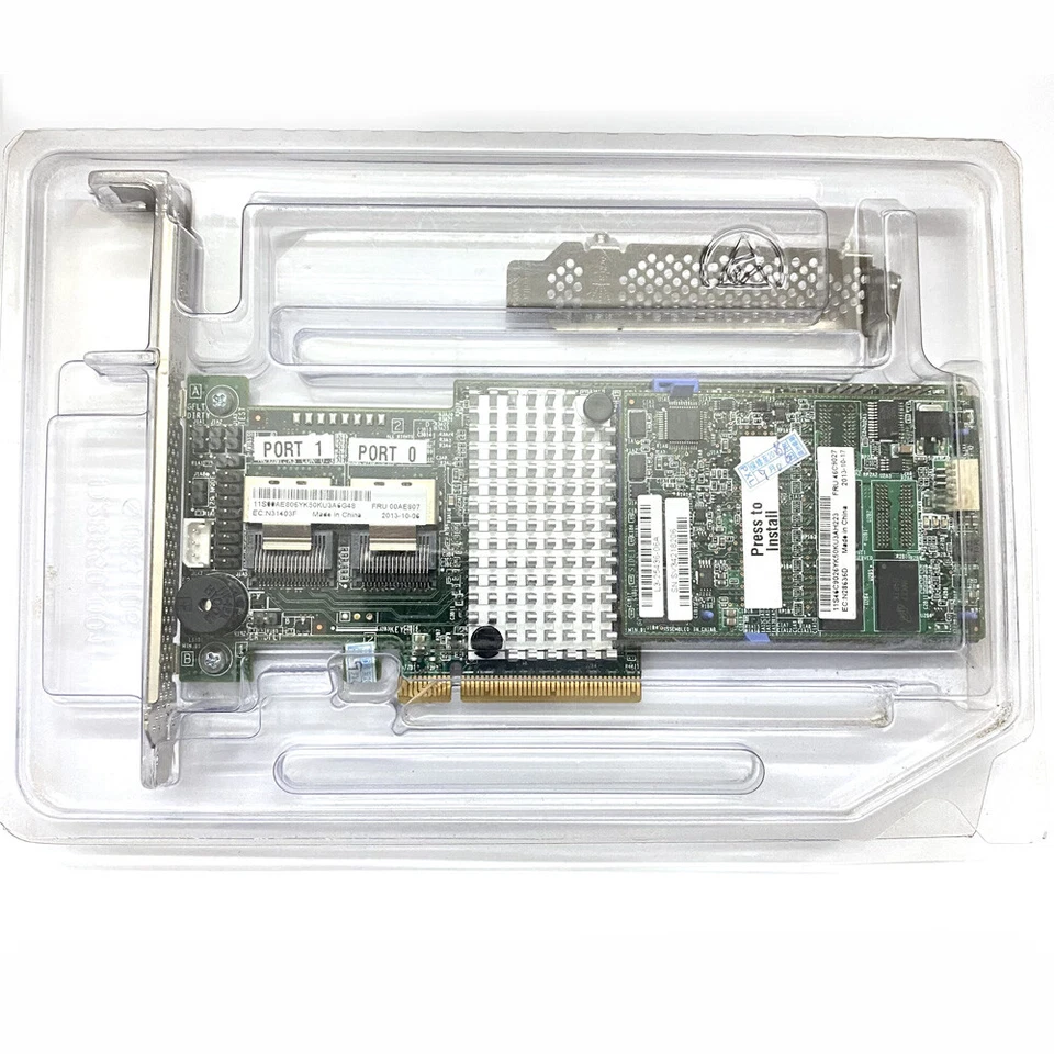 IBM M5110 PCI-E Server RAID 00AE807 46C9027 512MB cache + 49571-01 BBU battery - Image 2 of 4