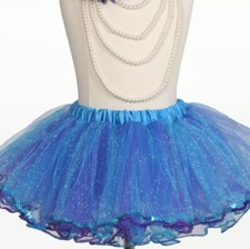 Royal Blue Tutu with Sequins Size M
