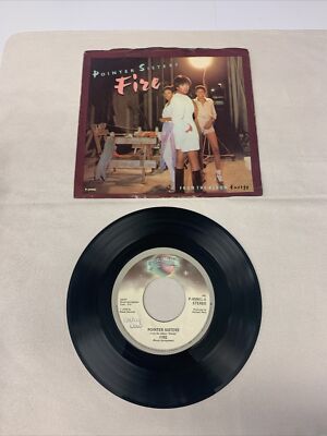 Pointer Sisters  Fire/Love is Like a Rolling Stone  7  45 RPM w/PS Planet 1978
