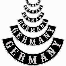 BOTTOMROCKER rund GERMANY Rückenpatch Bogen ...