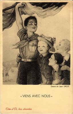 PC VIENS AVEC NOUS COME WITH US SCOUTING BOY SCOUTS (a36428)