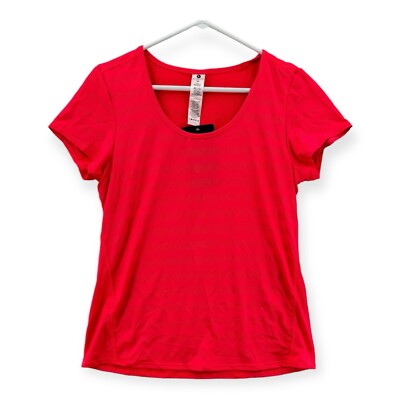 Active Life Shirt Womens Medium Short Sleeve Moisture Wick Training Tee NWT
