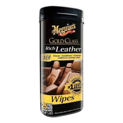 Meguiar's Gold Class Leather Wipes 25-pk #G10900