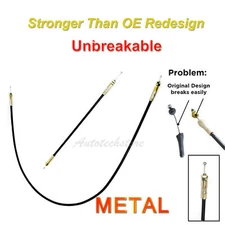 UPGRADED End Cargo Hinge Handle Latch 2pcs Cable Kit For Ford Econoline Van