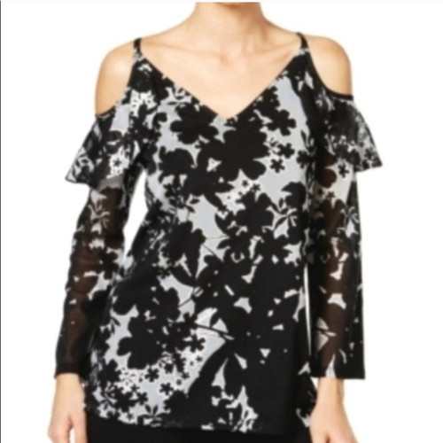 INC International Concepts Cold Shoulder Top MP